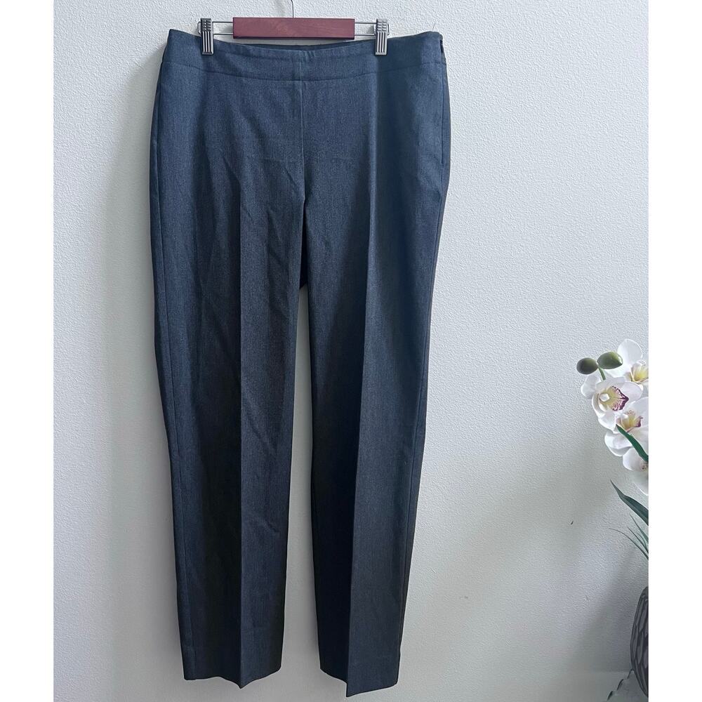 Talbots Heritage Gray High Waisted Straight Leg Trousers 10‎ Business Casual